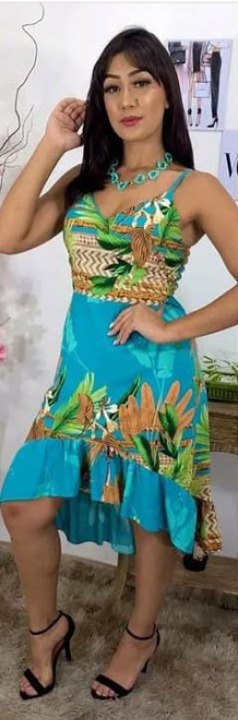 Vestido mullet